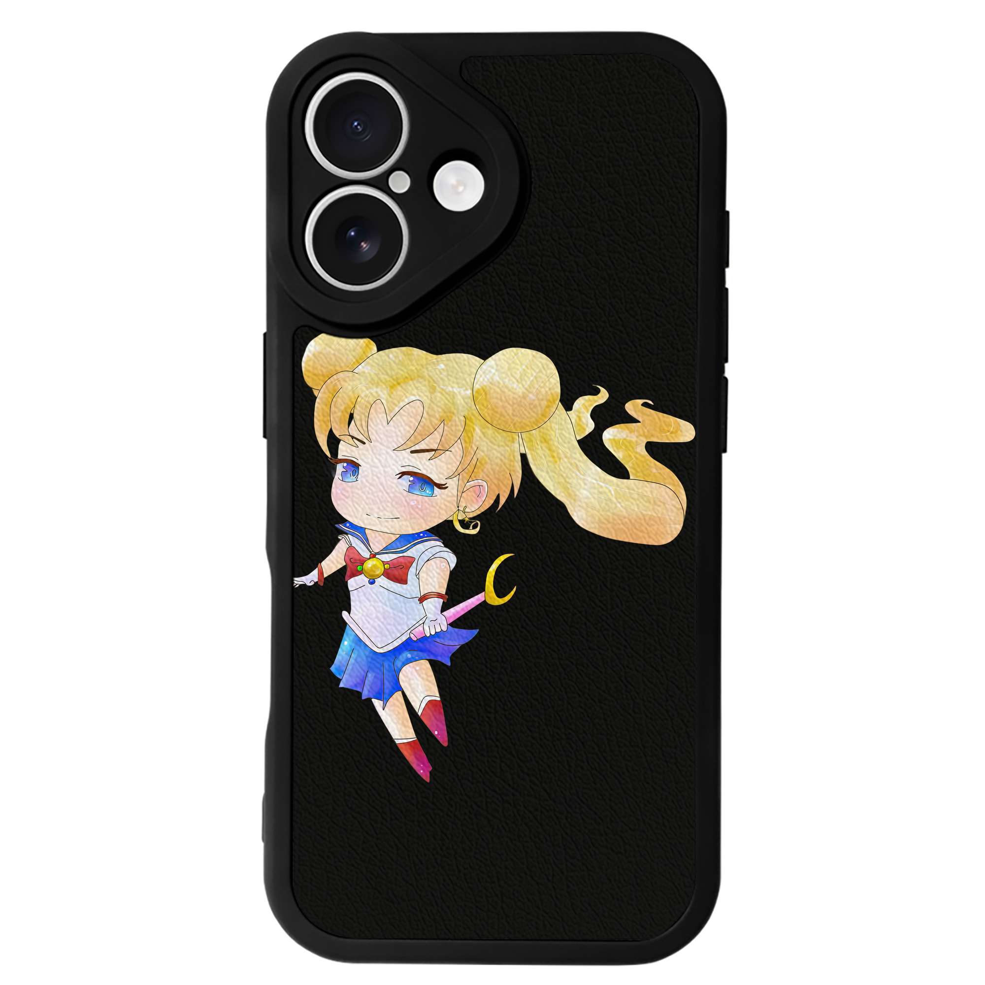 （画像用） 美少女戦士セーラームーン 愛野 美奈子 あいの みなこ Sailor Moon Aino Minako 【iPhone 16シリーズ対応】シリコンスマホケース（レザー調） 材質：シリコン